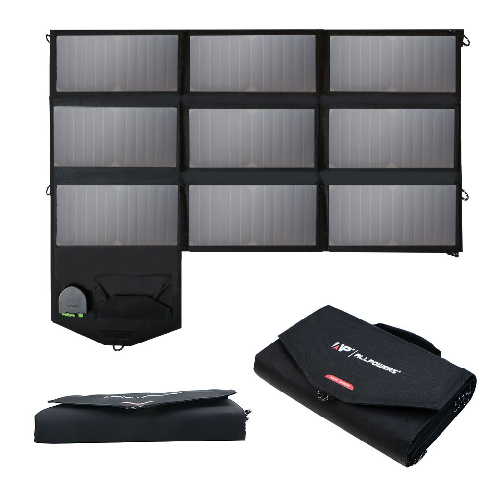 Solar Charger Panel Foldable - Allpowers Portable Flexilibity Foldable Solar Panel