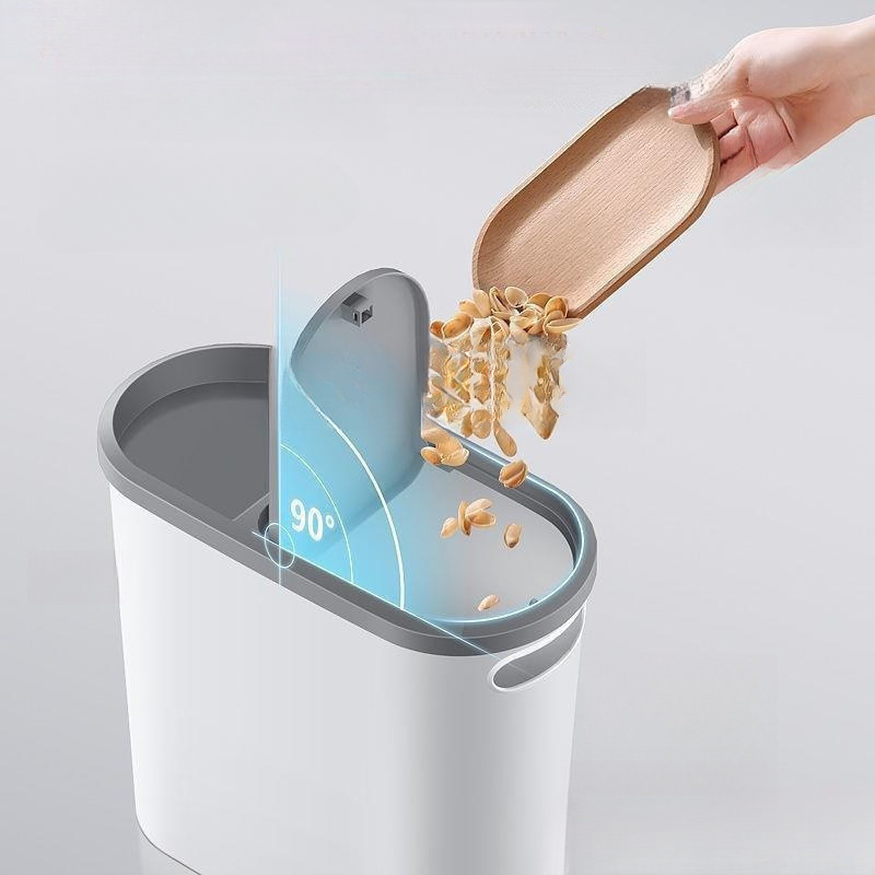 Press Type Slender Trash Can w - Compost Bin Countertop 评论和价格