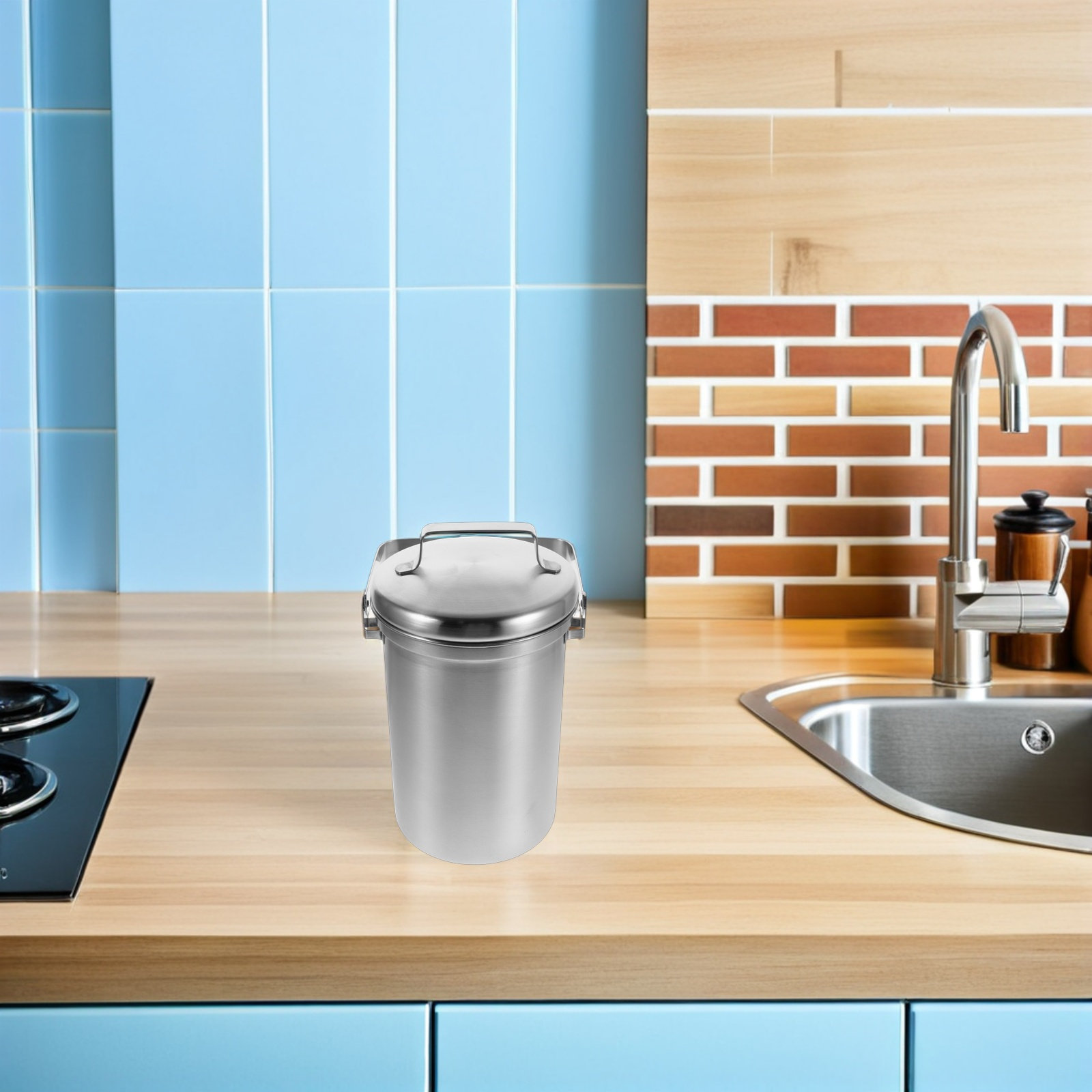 Kitchen Compost Bin Stainless  - Compost Bin Countertop 评论和价格