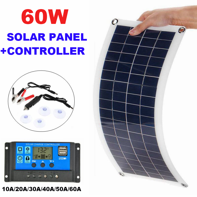 Solar Panel Solar Charger 100W - Solar Charger Panel Foldable 评论和价格