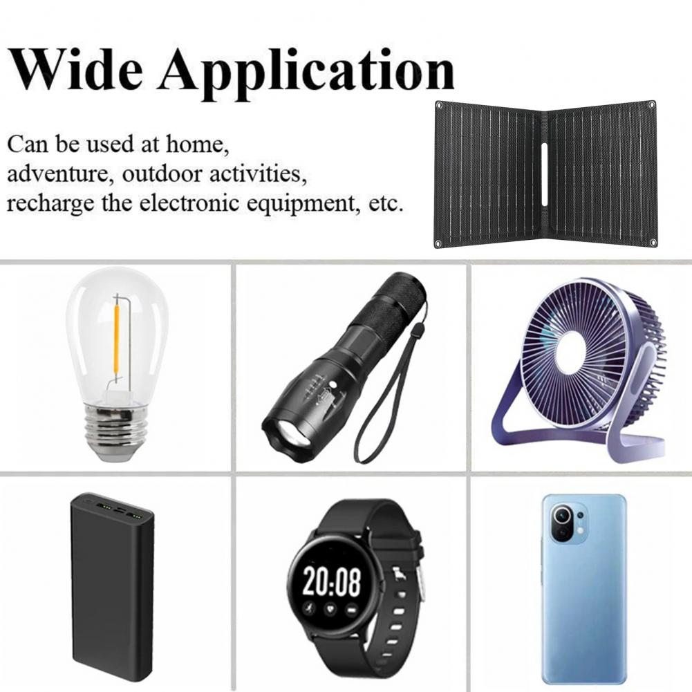 Ultra-thin Solar Panel Portabl - Solar Charger Panel Foldable 评论和价格