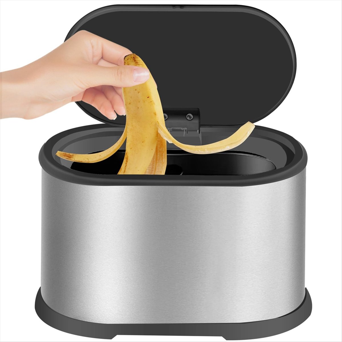MALL Mini Trash Can with Lid,  - Compost Bin Countertop 评论和价格