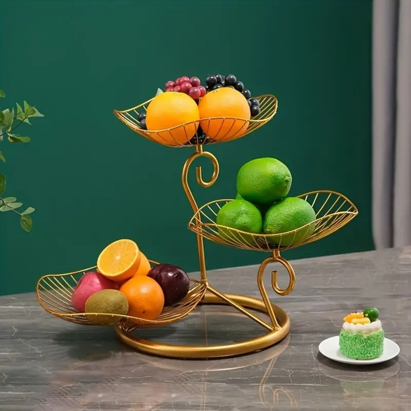 Exquisite 3-layer Fruit Tray C - Compost Bin Countertop 评论和价格