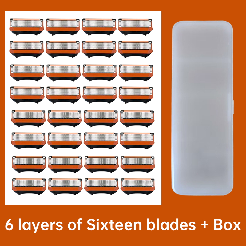 Men's 6-Layer Stainless Steel  - Safety Razor Handle 评论和价格
