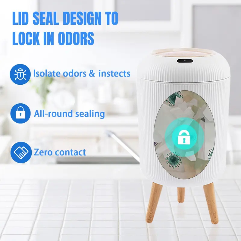 Motion Sensor Automatic Trash  - Compost Bin Countertop 评论和价格
