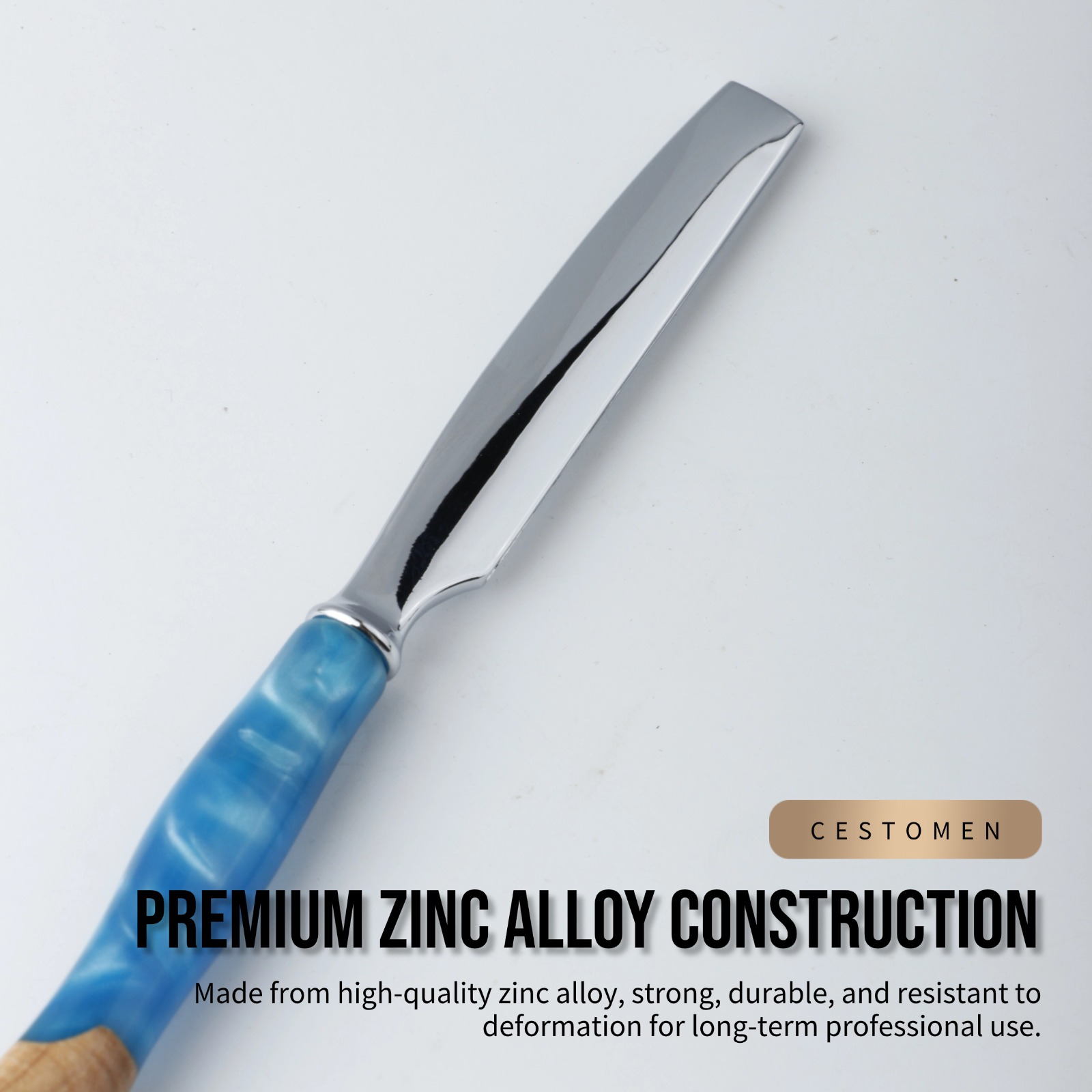 1Pcs Pro Resin Wood Handle Bar - Safety Razor Handle 评论和价格