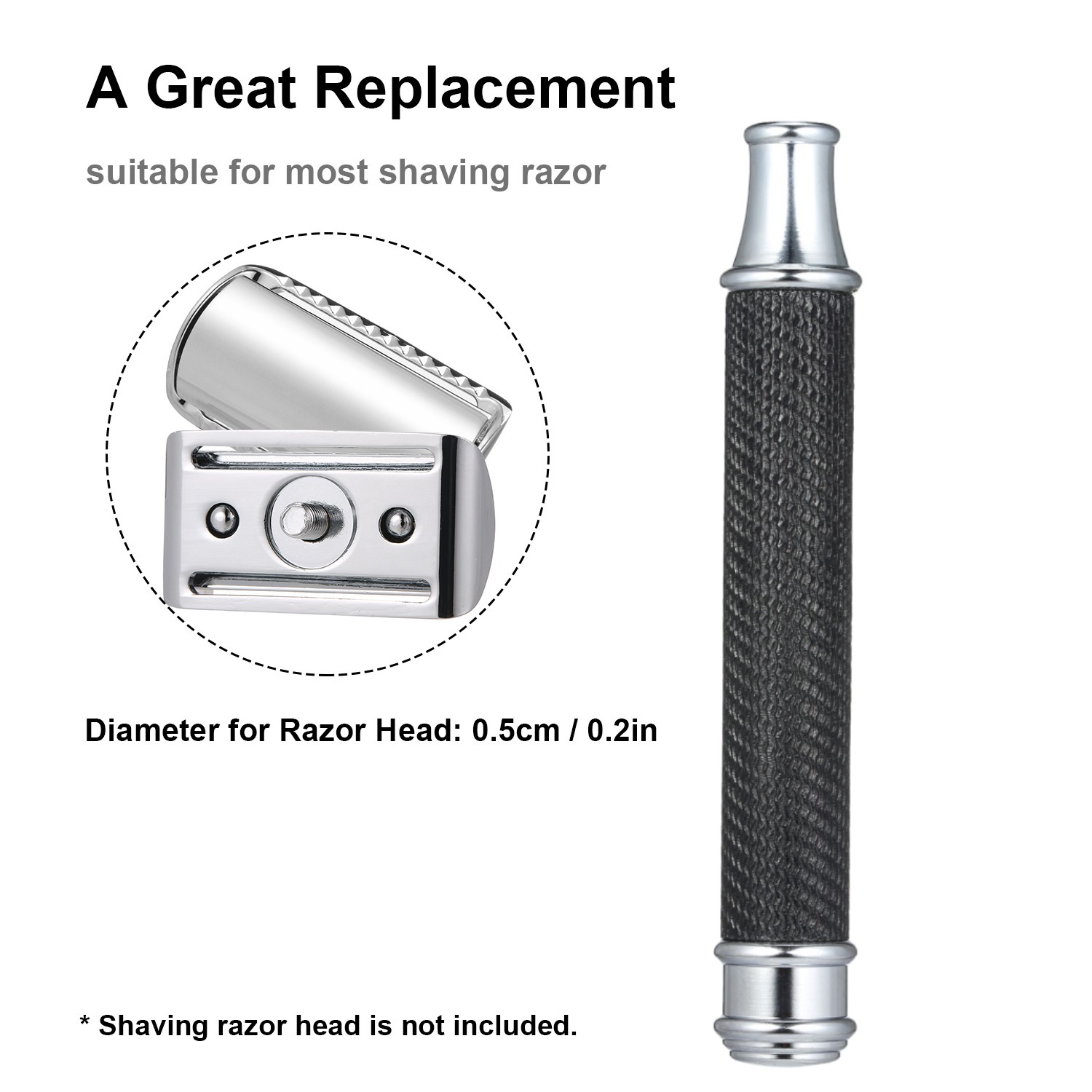 Stainless Steel Shaving Handle - Safety Razor Handle 评论和价格