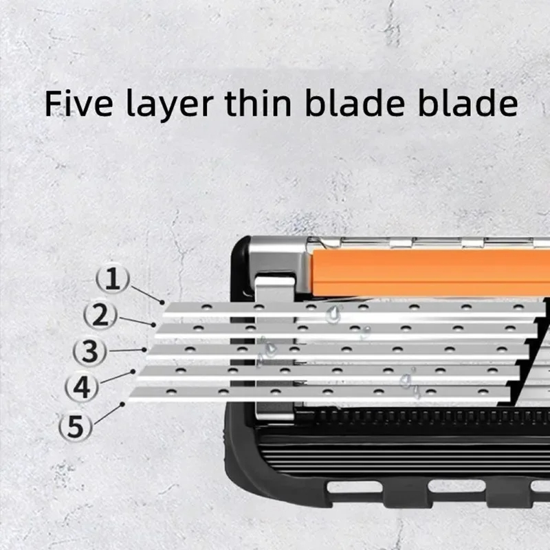 5-Layer Replaceable Safety Bla - Safety Razor Handle 评论和价格