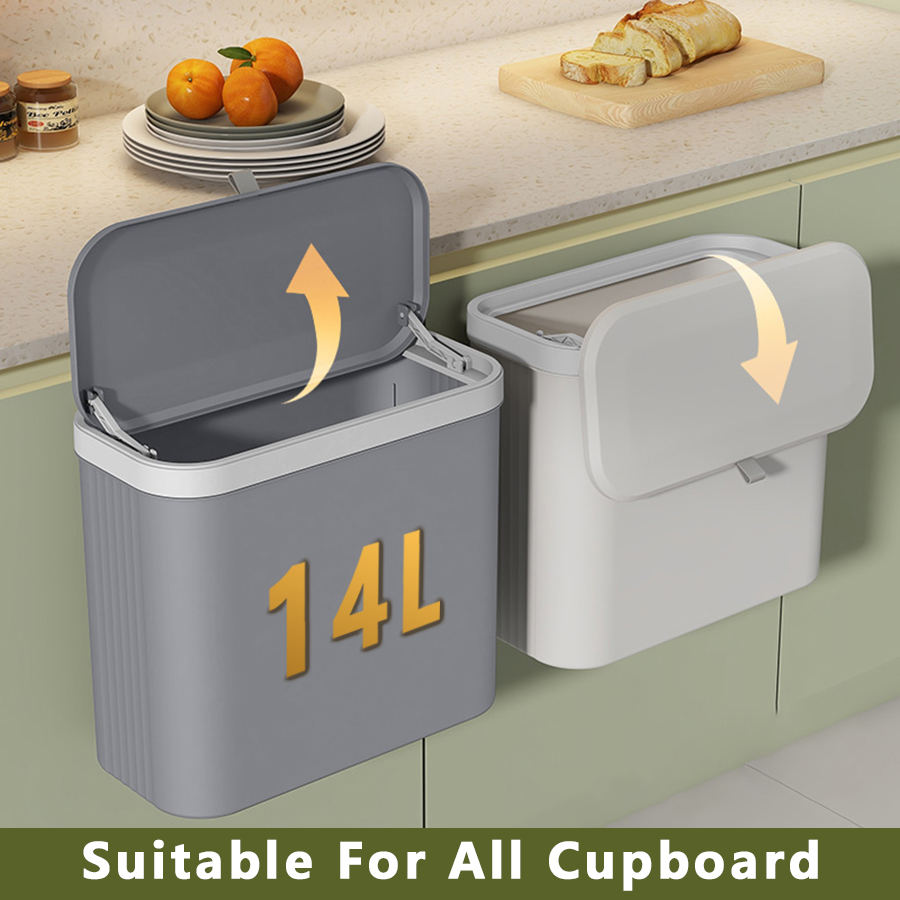 ONEKA 14L Kitchen Trash Can Wi - Compost Bin Countertop 评论和价格