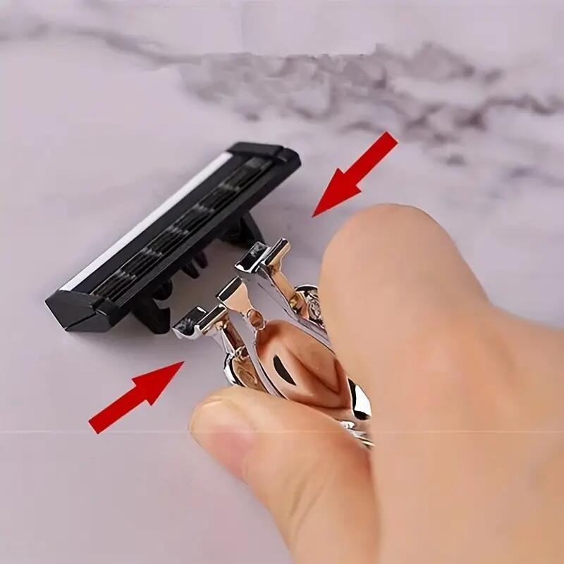 Metal Handle Manual Profession - Safety Razor Handle 评论和价格