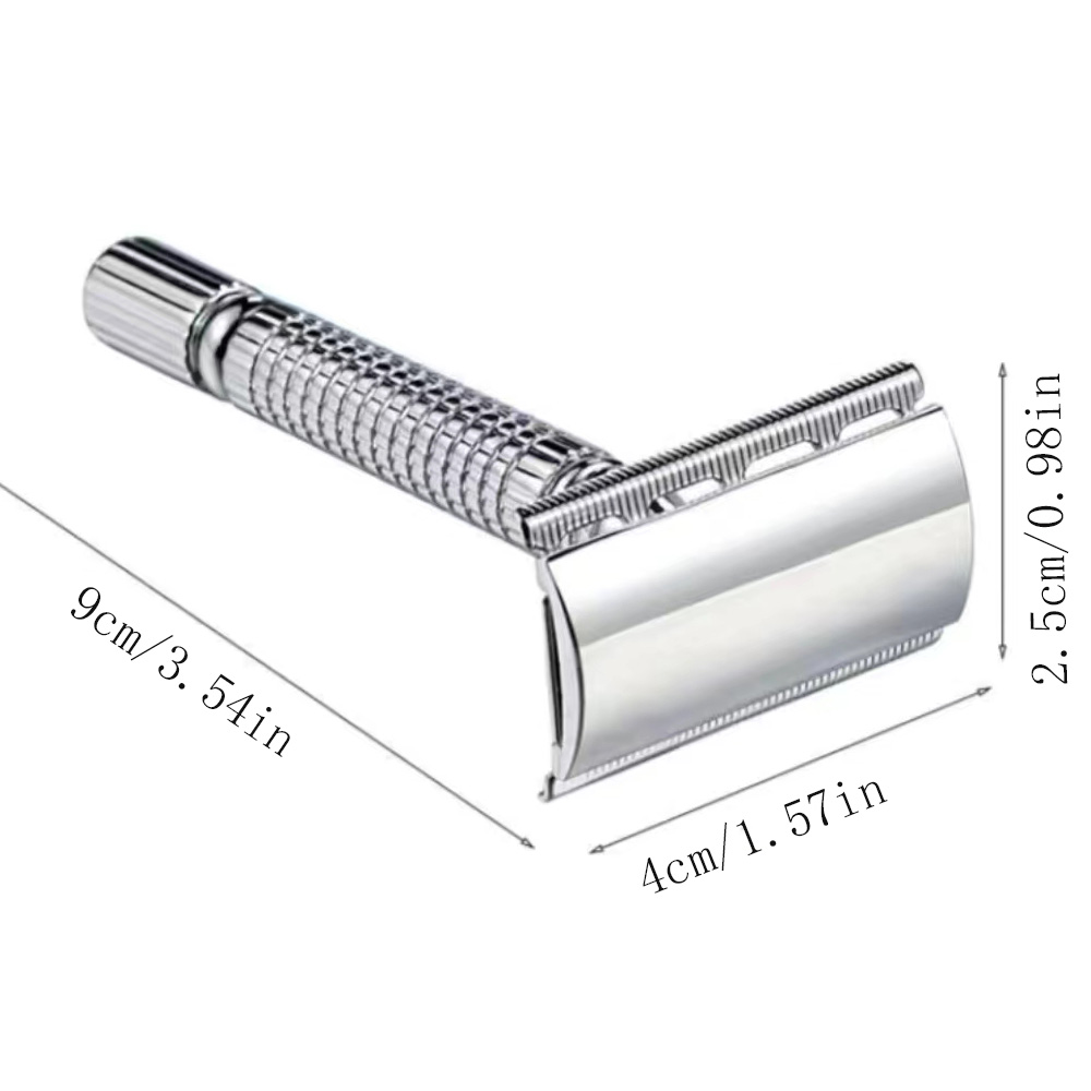 Stainless steel short handle c - Safety Razor Handle 评论和价格