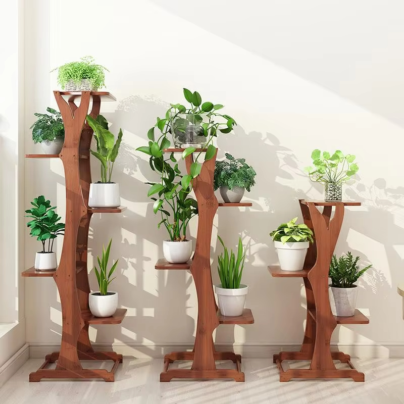 Bamboo Plant Stand Modern Styl - Sustainable Living Usa 评论和价格